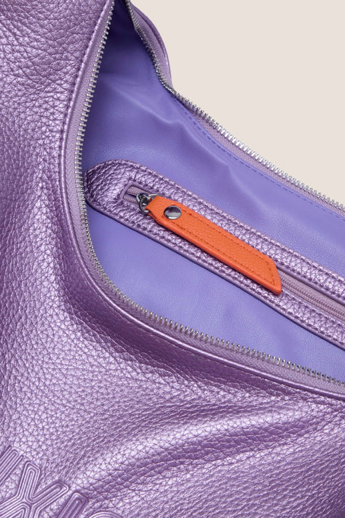 Load image 1 in gallery view. The Half Moon Bag: Lilac