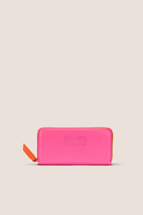 Load image 1 in gallery view. The Long Wallet: Neon Pink