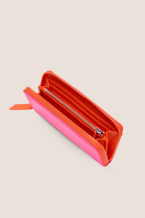 Load image 1 in gallery view. The Long Wallet: Neon Pink