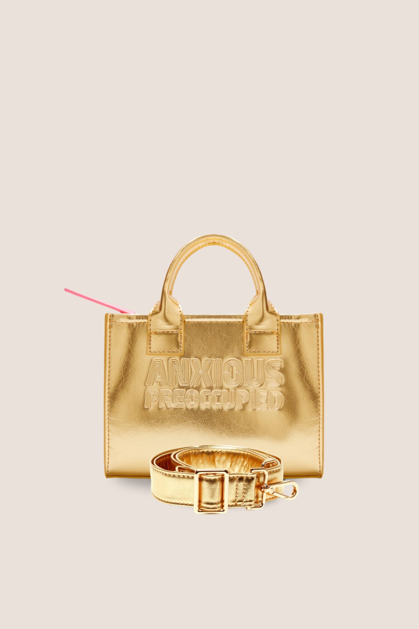 The Micro Bag: Gold Metallic