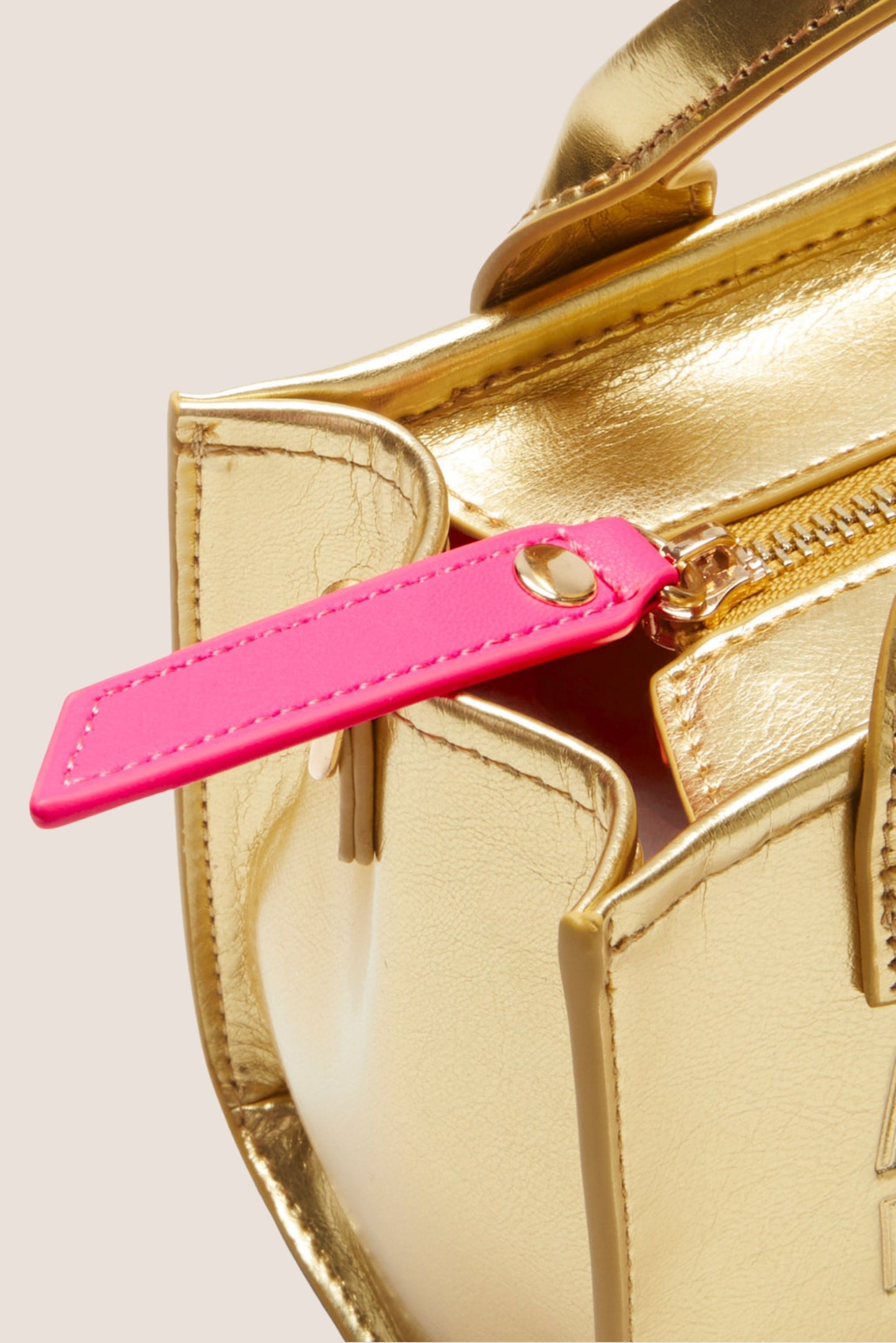 The Micro Bag: Gold Metallic
