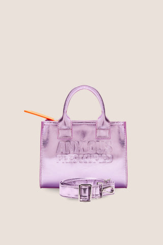The Micro Bag: Lilac Metallic