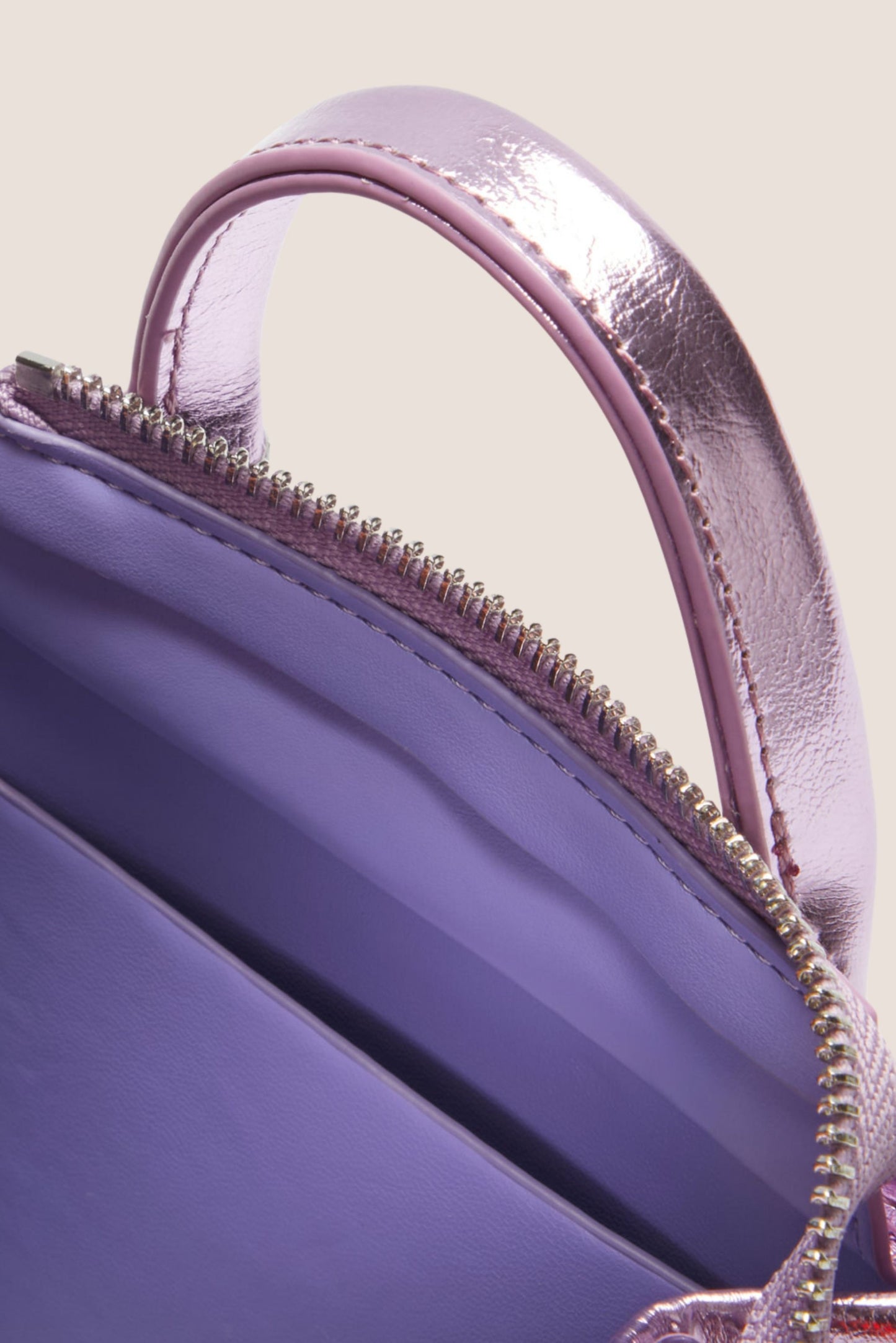The Micro Bag: Lilac Metallic