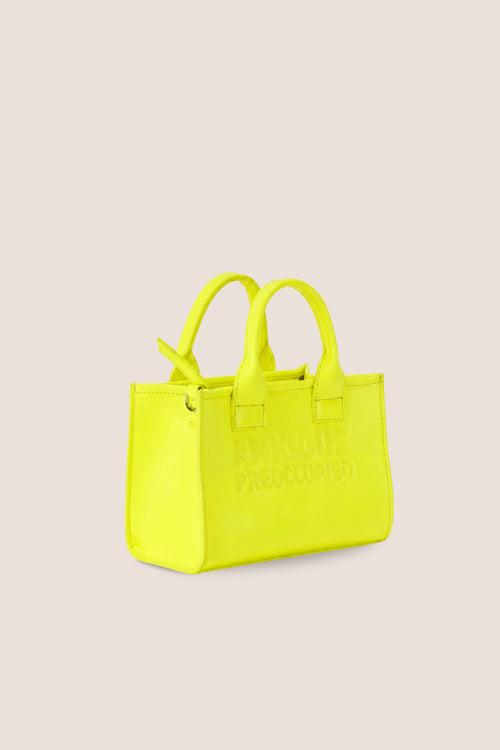 Load image 1 in gallery view. The Micro Bag: Neon Yellow