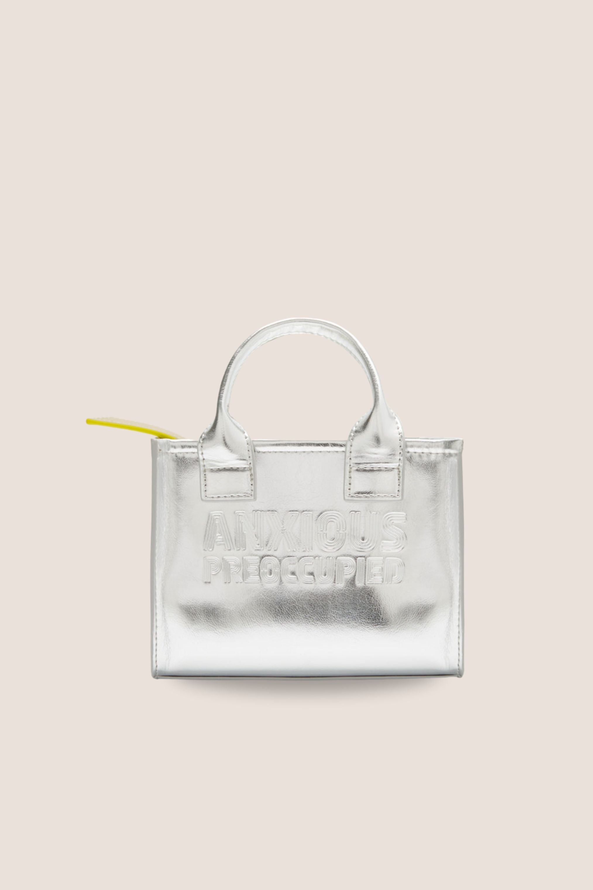 The Micro Bag: Silver Metallic