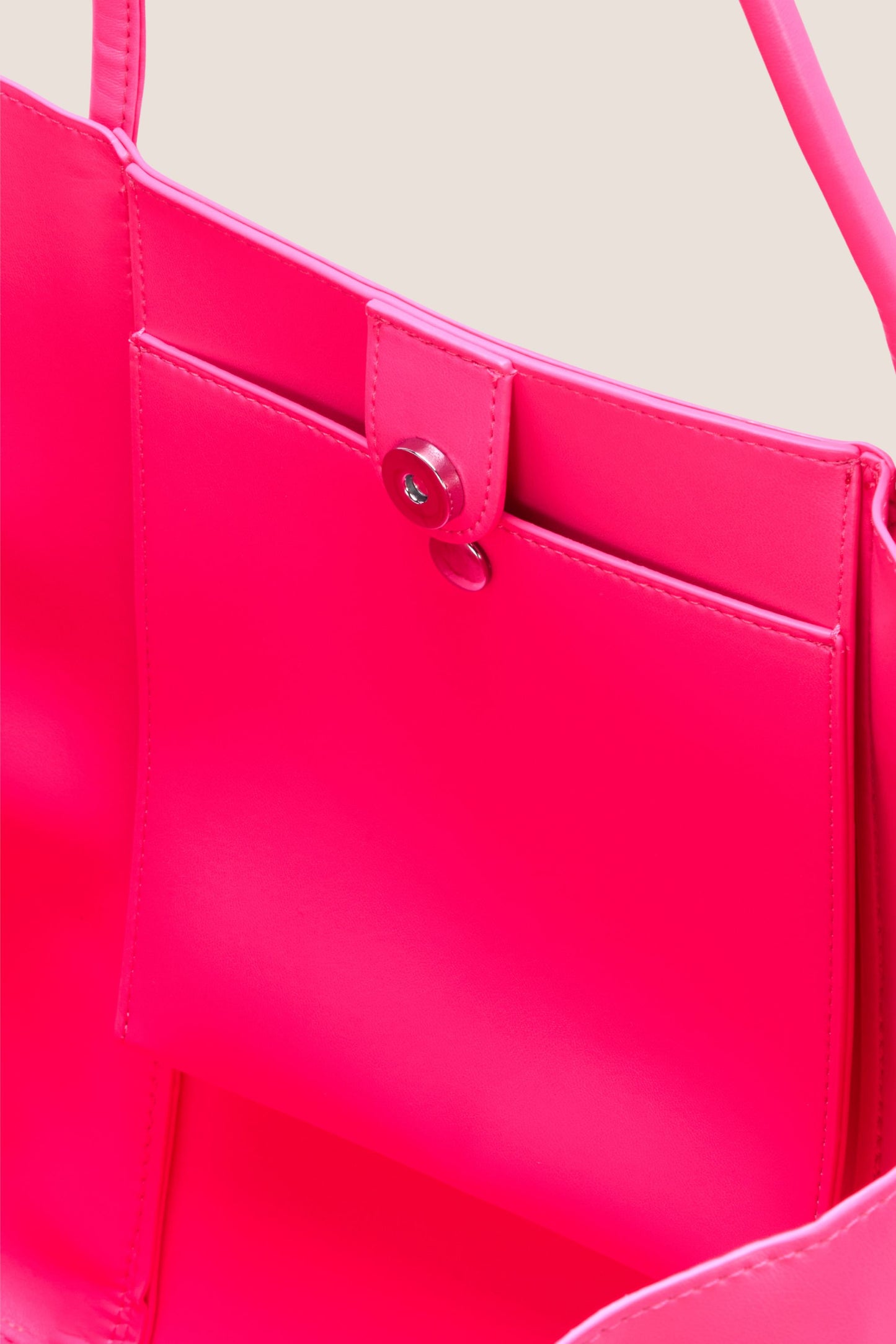The Mid Tote: Neon Pink Bag