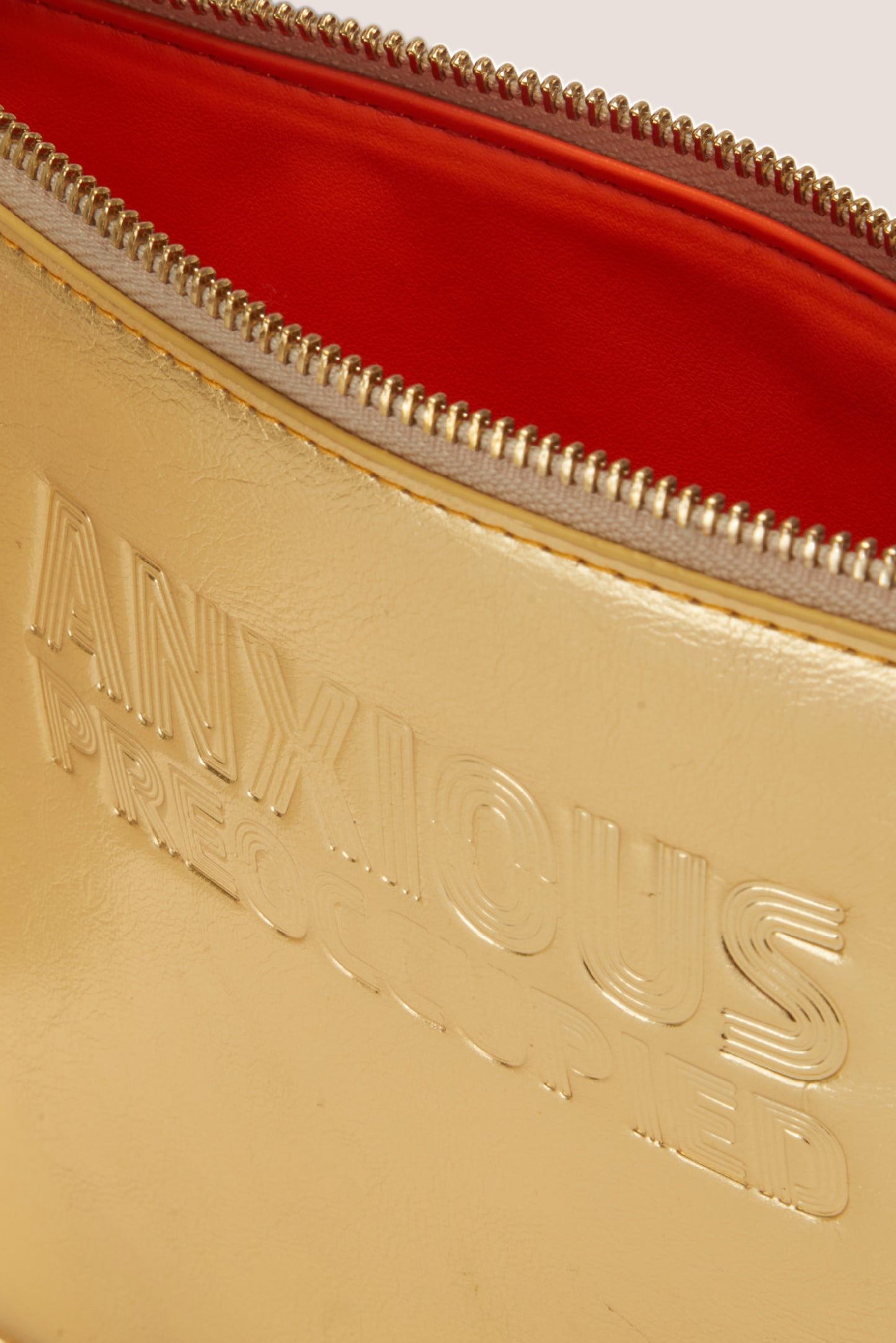 The Oversized Tote Bag: Gold Metallic