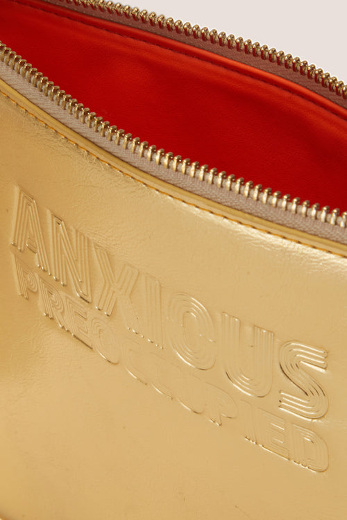 Load image 1 in gallery view. The Oversized Tote Bag: Gold Metallic