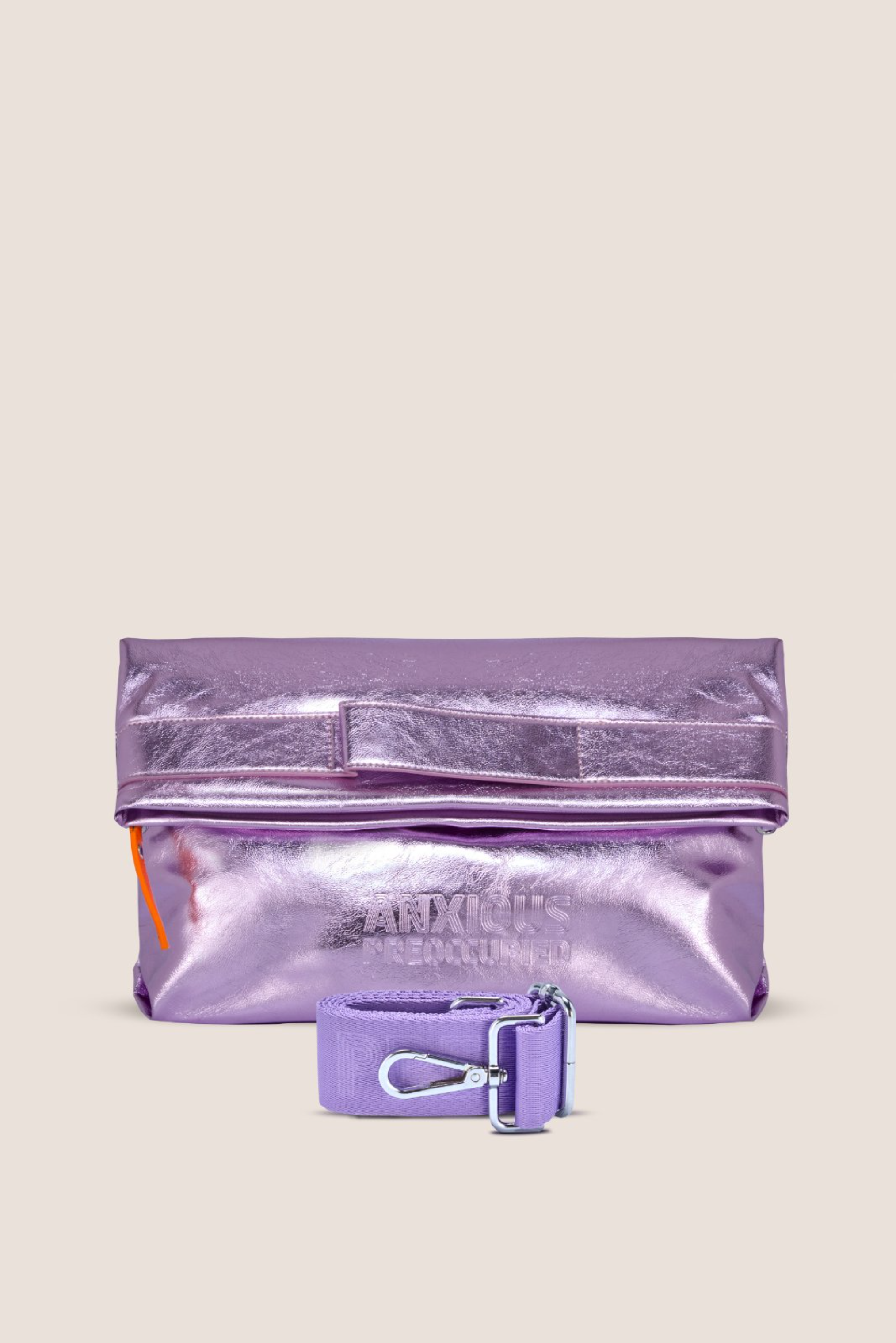 The Convertible Clutch to Tote Lilac