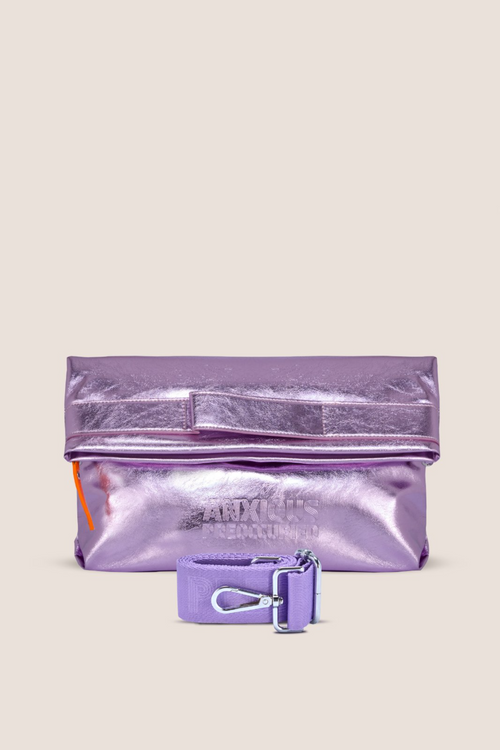 Load image 1 in gallery view. The Convertible Clutch to Tote Lilac