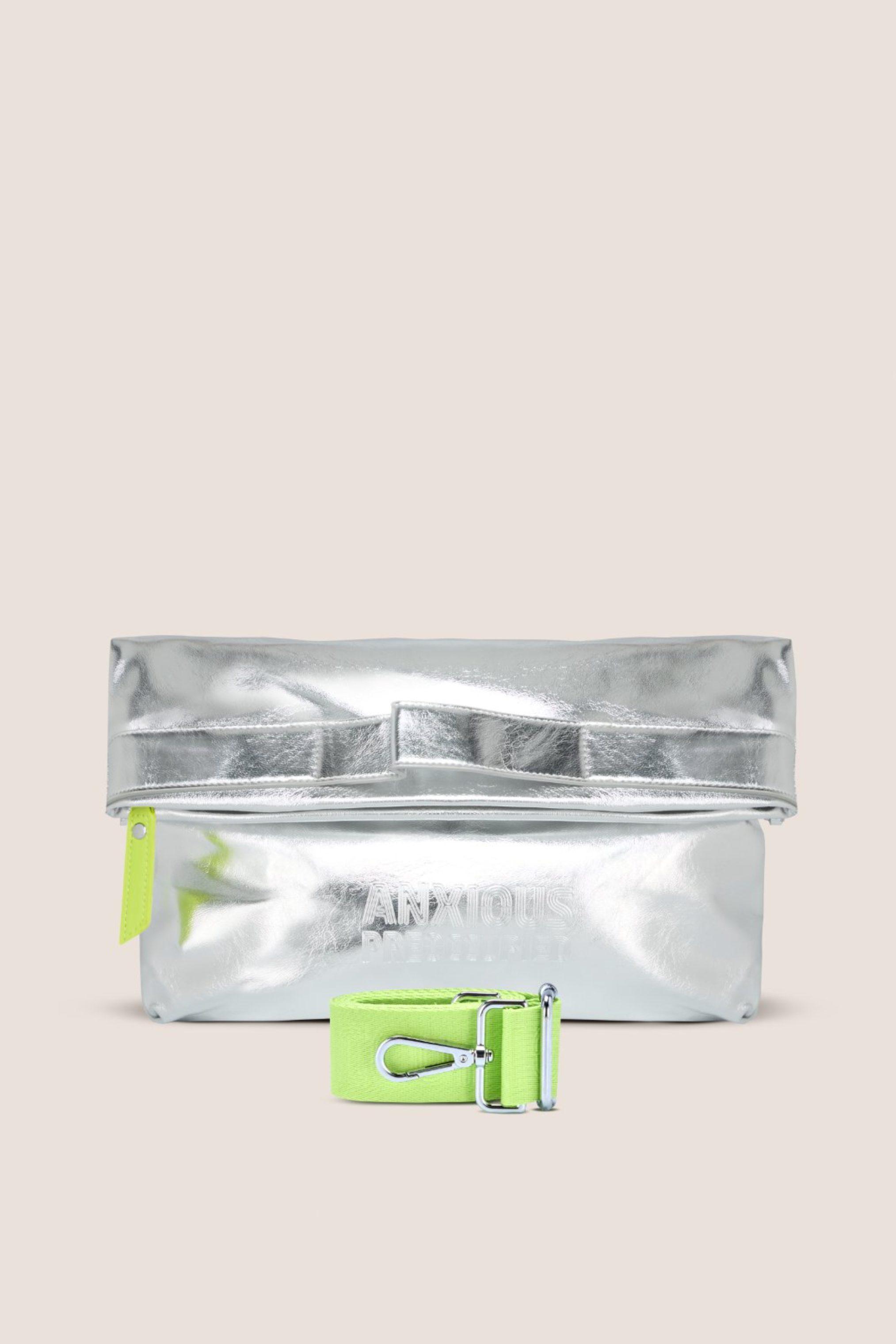 The Convertible Clutch to Tote: Silver